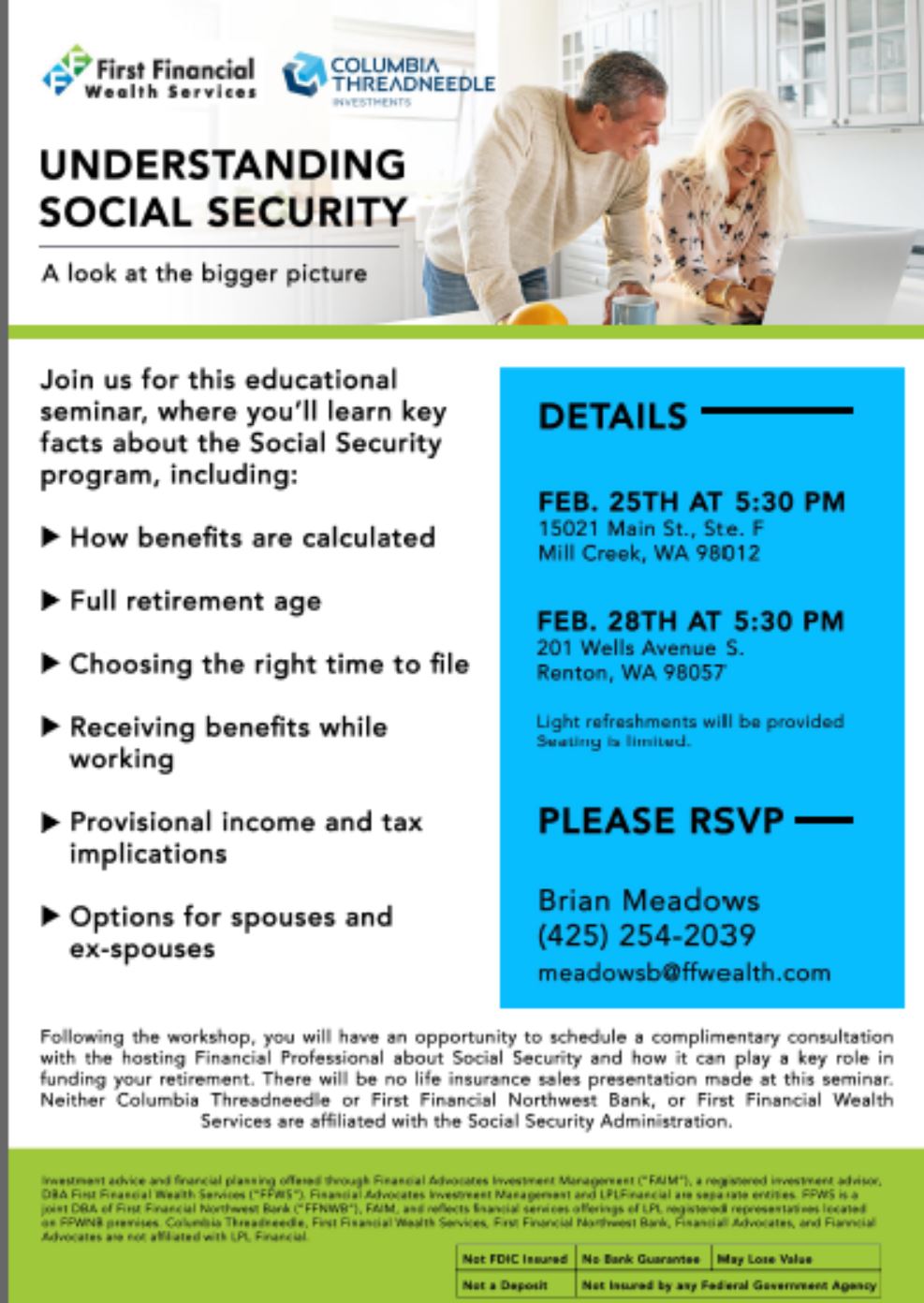 Social Security Information Session