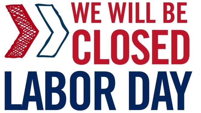 Closed in honor of Labor Day